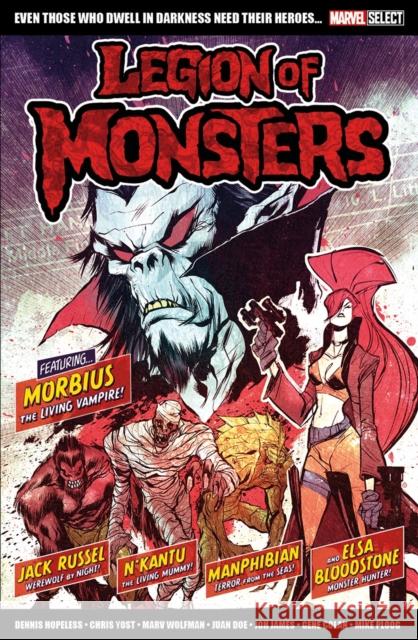 Marvel select: Legion of Monsters Marv Wolfman 9781804910238 Panini Publishing Ltd - książka