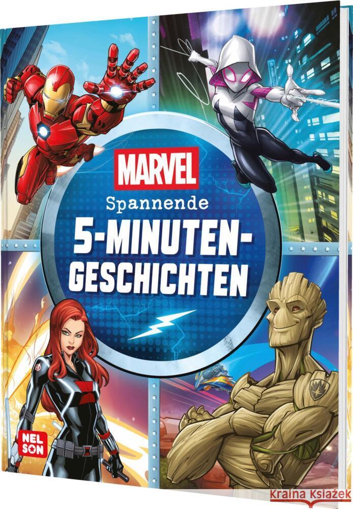 MARVEL: Spannende 5-Minuten-Geschichten  9783845129358 Nelson - książka