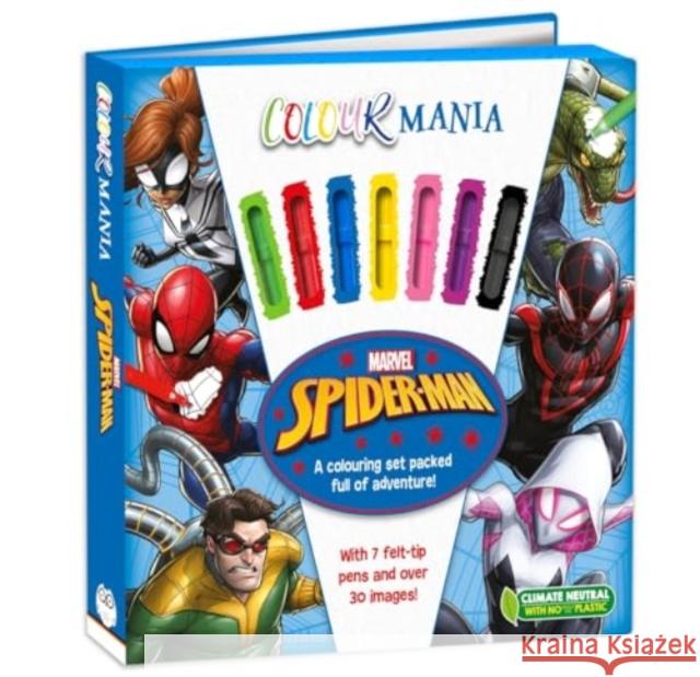 Marvel Spider-Man: Colourmania Marvel Entertainment International Ltd 9781835440858 Bonnier Books Ltd - książka