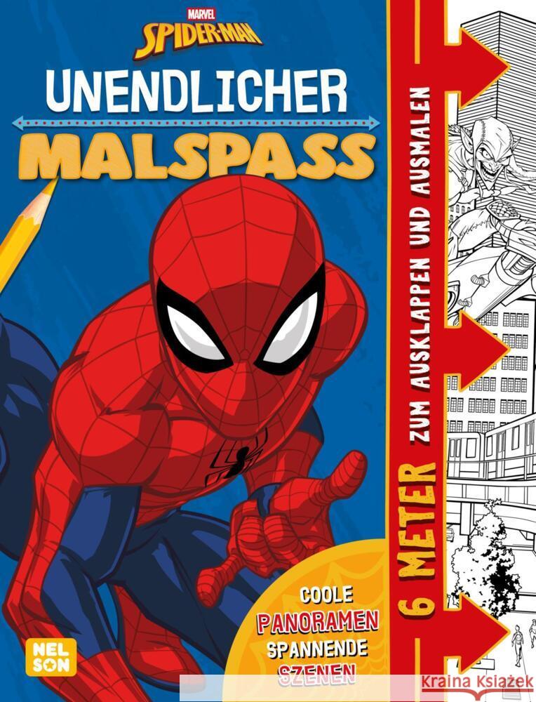 MARVEL Spider-Man Unendlicher Malspaß  9783845129389 Nelson - książka
