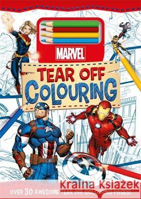 Marvel: Tear Off Colouring Igloo Books 9781800221581 Bonnier Books Ltd - książka