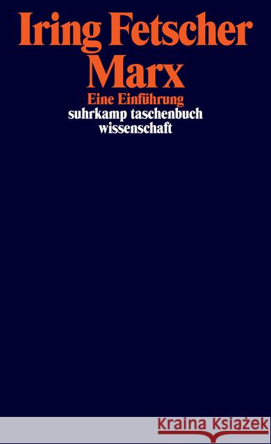 Marx : Eine Einführung Fetscher, Iring 9783518298558 Suhrkamp - książka