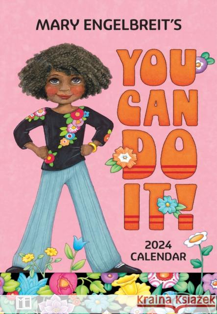 Mary Engelbreit's 12-Month 2024 Monthly Pocket Planner Calendar: You Can Do It Mary Engelbreit 9781524879099 Andrews McMeel Publishing - książka