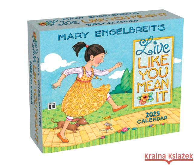 Mary Engelbreit's Live Like You Mean It 2025 Day-to-Day Calendar Mary Engelbreit 9781524888879 Andrews McMeel Publishing - książka