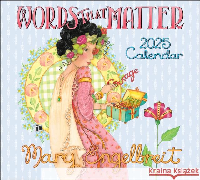 Mary Engelbreit's Words That Matter 2025 Deluxe Wall Calendar Mary Engelbreit 9781524888886 Andrews McMeel Publishing - książka