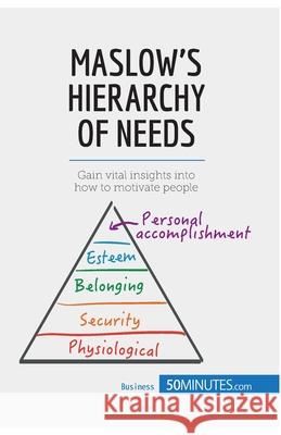 Maslow's Hierarchy of Needs: Understand the true foundations of human motivation 50minutes Com 9782806269348 5minutes.com - książka