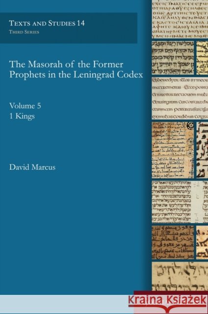 Masorah 1 Kings: Vol. 5.1 Kings David Marcus 9781463206031 Gorgias Press - książka