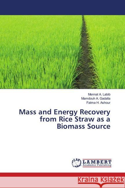 Mass and Energy Recovery from Rice Straw as a Biomass Source Labib, Mennat A.; A. Gadalla, Mamdouh; H. Ashour, Fatma 9786139952892 LAP Lambert Academic Publishing - książka