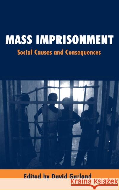 Mass Imprisonment : Social Causes and Consequences David Garland 9780761973232 Sage Publications - książka