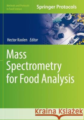 Mass Spectrometry for Food Analysis  9781071621097 Springer US - książka