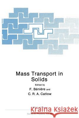 Mass Transport in Solids F. Beniere C. R. a. Catlow 9781489922595 Springer - książka