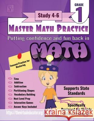 Master Math Practice: 1st Grade: Study 4-6 Tyler Davis, Taylor Davis, Georgia Davis 9798870750613 Independently Published - książka