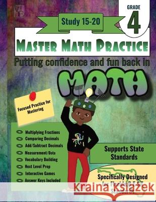 Master Math Practice: 4th Grade-Study 15-20 Tyler S Davis, Taylor S Davis, Mba Georgia R Davis Maed 9798333141729 Independently Published - książka