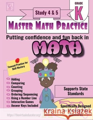 Master Math Practice: Study 4 & 5 Tyler Davis, Taylor Davis, Georgia Davis Maed 9798860952102 Independently Published - książka