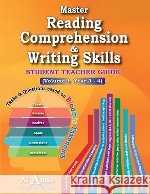 Master Reading Comprehension & Writing Skills: Volume 1, Year 3 - 4 Al Amin 9781649695468 Tablo Pty Ltd - książka