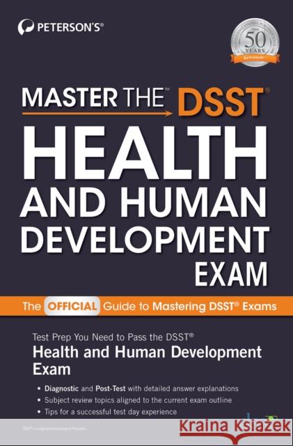 Master the Dsst Health and Human Development Exam Peterson's 9780768944532 Peterson Nelnet Co - książka