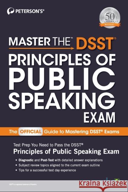 Master the Dsst Principles of Public Speaking Exam Peterson's 9780768944709 Peterson Nelnet Co - książka