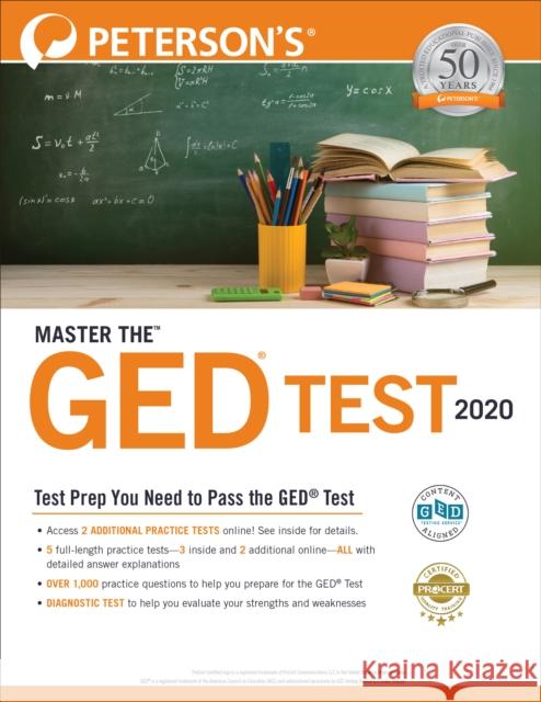 Master the GED Test Peterson's 9780768943696 Peterson Nelnet Co - książka