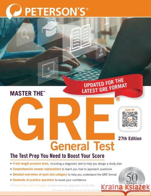 Master the GRE Peterson's 9780768946086 Peterson's Guides,U.S. - książka