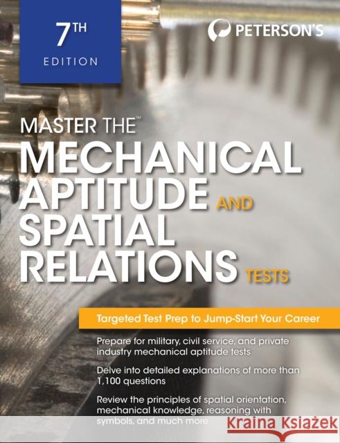Master the Mechanical Aptitude and Spatial Relations Test Peterson's                               Therese DeAngelis 9780768928631 ARCO - książka