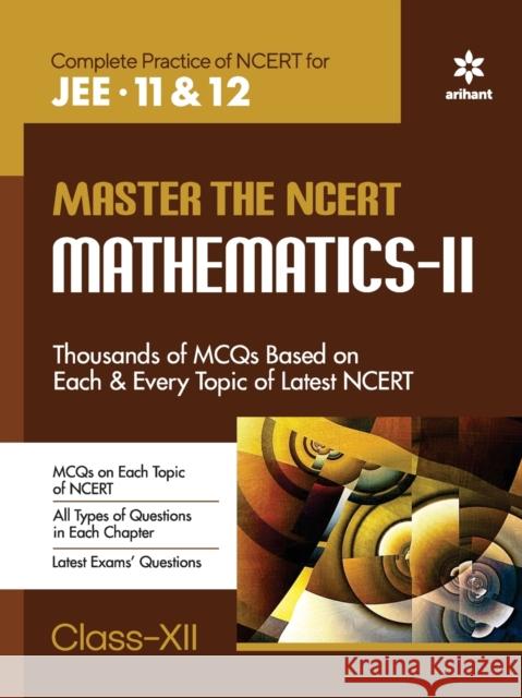 Master The NCERT for JEE Mathematics - Vol.2 Bl Sharma Naveen Chandra Joshi Alokmani Tripathi 9789326192880 Arihant Publication India Limited - książka