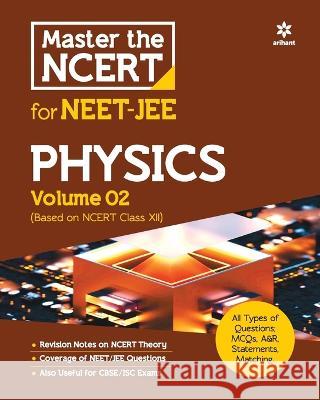 Master the NCERT for NEET and JEE Physics Vol 2 Digvijay Singh Atique Hassan Mansi Garg 9789388127677 Arihant Publication India Limited - książka