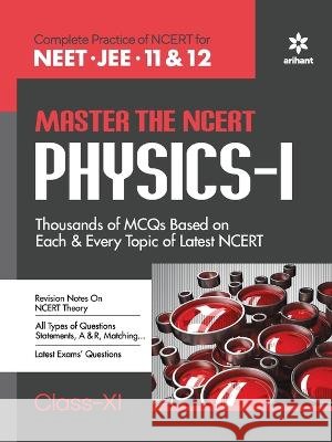Master The NCERT for NEET Physics - Vol.1 Garg, Mansi 9789326192811 Arihant Publication - książka