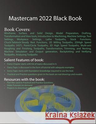 Mastercam 2022 Black Book Gaurav Verma Matt Weber 9781774590379 Cadcamcae Works - książka