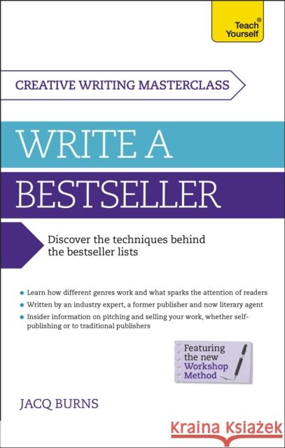 Masterclass: Write a Bestseller Jacq Burns 9781473600034 Teach Yourself Books - książka