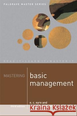 Mastering Basic Management E C Eyre 9780333772409  - książka