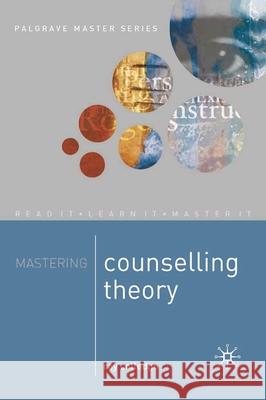 Mastering Counselling Theory Ray Colledge 9780333922439  - książka