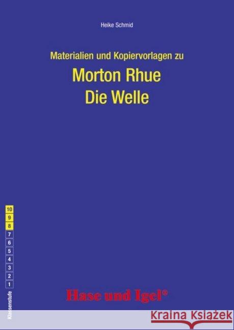 Materialien und Kopiervorlagen zu Morton Rhue 'Die Welle' : Klasse 8-10 Schmid, Heike; Rhue, Morton 9783867607308 Hase und Igel - książka