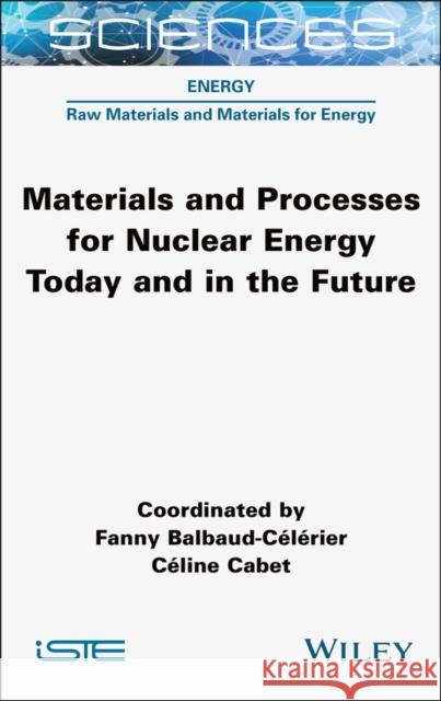 Materials and Processes for Nuclear Energy Today and in the Future Fanny Balbaud-C?l?rier C?line Cabet 9781789451863 ISTE Ltd - książka