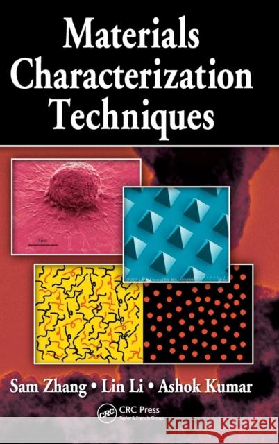 Materials Characterization Techniques Sam Zhang Lin Li Ashok Kumar 9781420042948 CRC Press - książka