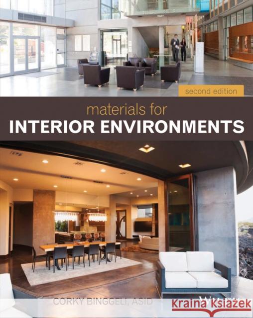 Materials for Interior Environments Corky Binggeli 9781118306352  - książka