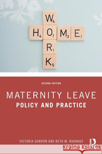 Maternity Leave: Policy and Practice Victoria Gordon 9780367180416 Routledge - książka