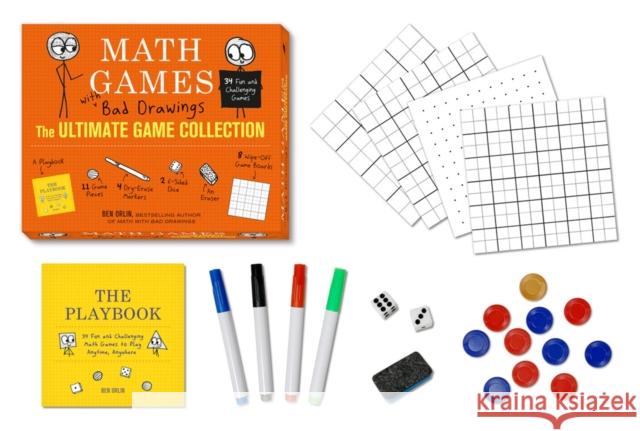 Math Games with Bad Drawings: The Ultimate Game Collection Ben Orlin 9780762499878 Running Press,U.S. - książka