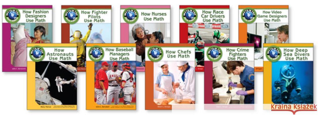 Math in the Real World Set Vairous Math Curriculum Consultant Rhea 9781604138283 Chelsea House Publications - książka