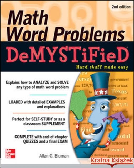 Math Word Problems Demystified Bluman, Allan 9780071763868  - książka
