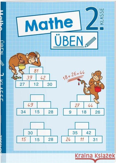 Mathe üben 2. Klasse : Zahlen bis 100, plus und minus, Einmaleins oder Geometrie Meyer, Julia 9783788675493 Tessloff - książka