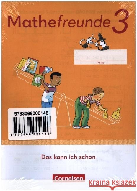 Mathefreunde - Zu Allgemeine Ausgabe 2022 und Sachsen 2022 - 3. Schuljahr  9783066000146 Cornelsen Verlag - książka