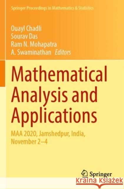 Mathematical Analysis and Applications: MAA 2020, Jamshedpur, India, November 2–4 Ouayl Chadli Sourav Das Ram N. Mohapatra 9789811681790 Springer - książka