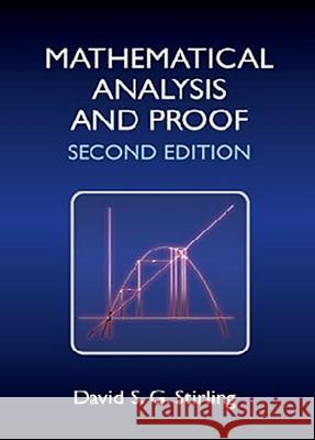 Mathematical Analysis and Proof Stirling 9781904275404 Horwood Publishing Limited - książka