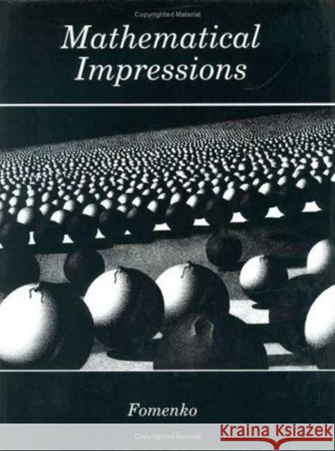 Mathematical Impressions A. T. Fomenko 9780821801628 AMERICAN MATHEMATICAL SOCIETY - książka