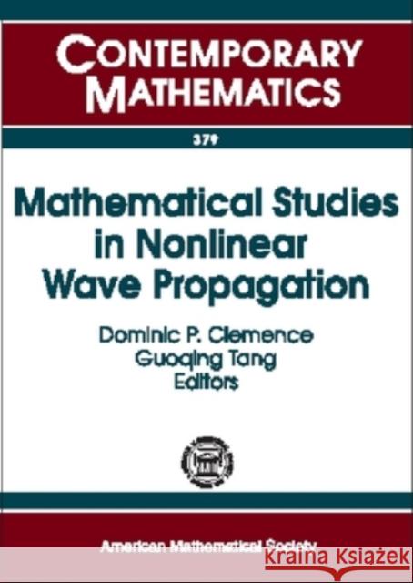 Mathematical Studies in Nonlinear Wave Propagation  9780821833490 AMERICAN MATHEMATICAL SOCIETY - książka