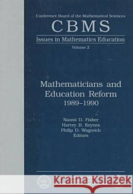 Mathematicians and Education Reform 1989-1990  9780821835029 American Mathematical Society - książka