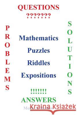 Mathematics, Puzzles, Riddles, Expositions Merle a. Barlow 9781490865669 WestBow Press - książka