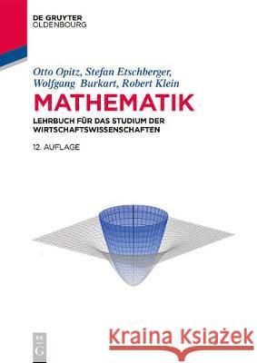 Mathematik Otto Opitz, Stefan Etschberger, Wolfgang R Burkart, Robert Klein 9783110475326 Walter de Gruyter - książka