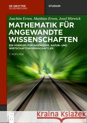 Mathematik F?r Angewandte Wissenschaften: Ein Vorkurs F?r Ingenieure, Natur- Und Wirtschaftswissenschaftler Joachim Erven Matthias Erven Josef H?rwick 9783111652429 de Gruyter Oldenbourg - książka