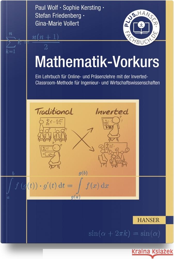 Mathematik-Vorkurs Wolf, Paul, Kersting, Sophie, Friedenberg, Stefan 9783446481527 Hanser Fachbuchverlag - książka